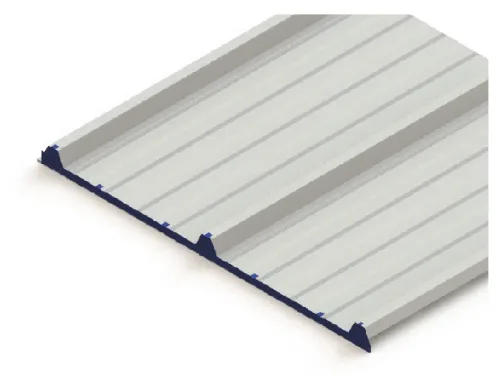 Acabamento Frontal para Isotelha Trapezoidal 30 mm — Galvalume, Peça de 1 m
