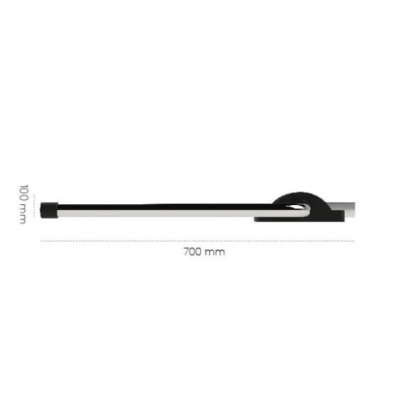 Alavanca Externa para Porta de Correr Frigorífica — Folha de 100 mm — foto 2