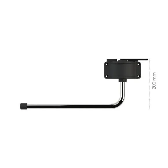 Alavanca Externa para Porta de Correr Frigorífica — Folha de 100 mm — foto 3