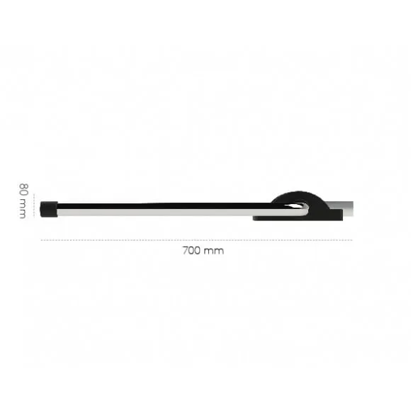 Alavanca Externa para Porta de Correr Frigorífica — Folha de 150 mm — foto 3