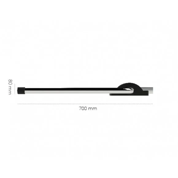 Alavanca Externa para Porta de Correr Frigorífica — Folha de 70 mm — foto 3