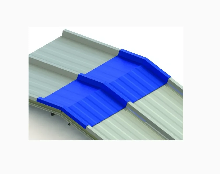 Cumeeira Trapezoidal 3 Trapézios para Isotelha — Branco Neve, Peça de 1 m — foto 2