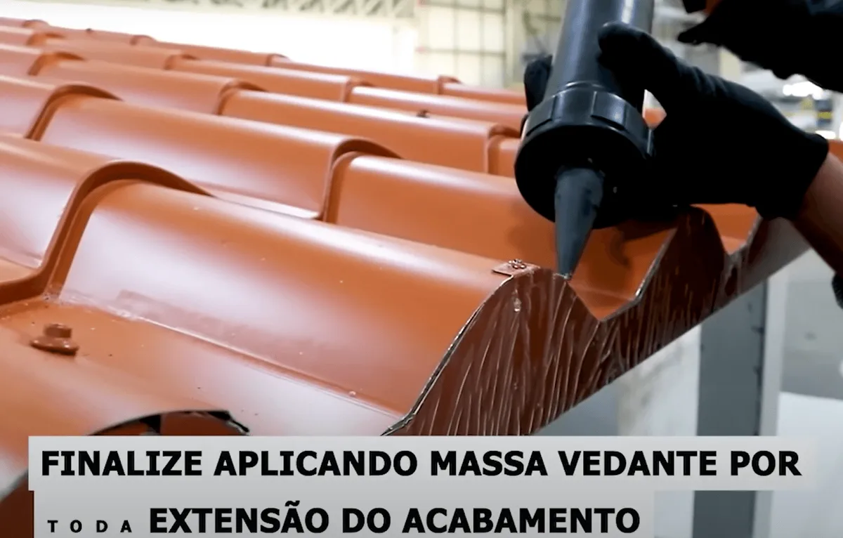 Massa Vedante para Telhas Cinza — 600 ml — foto 2