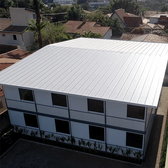 Isotelha Trapezoidal Térmica Sanduíche Branca com Forro Branco – PIR 30 mm, aço 0,38 mm — Oferta de Outubro — foto 6