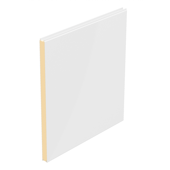 Painel Sala Limpa Branco - núcleo em PIR 100MM - Largura 1,13 Metros