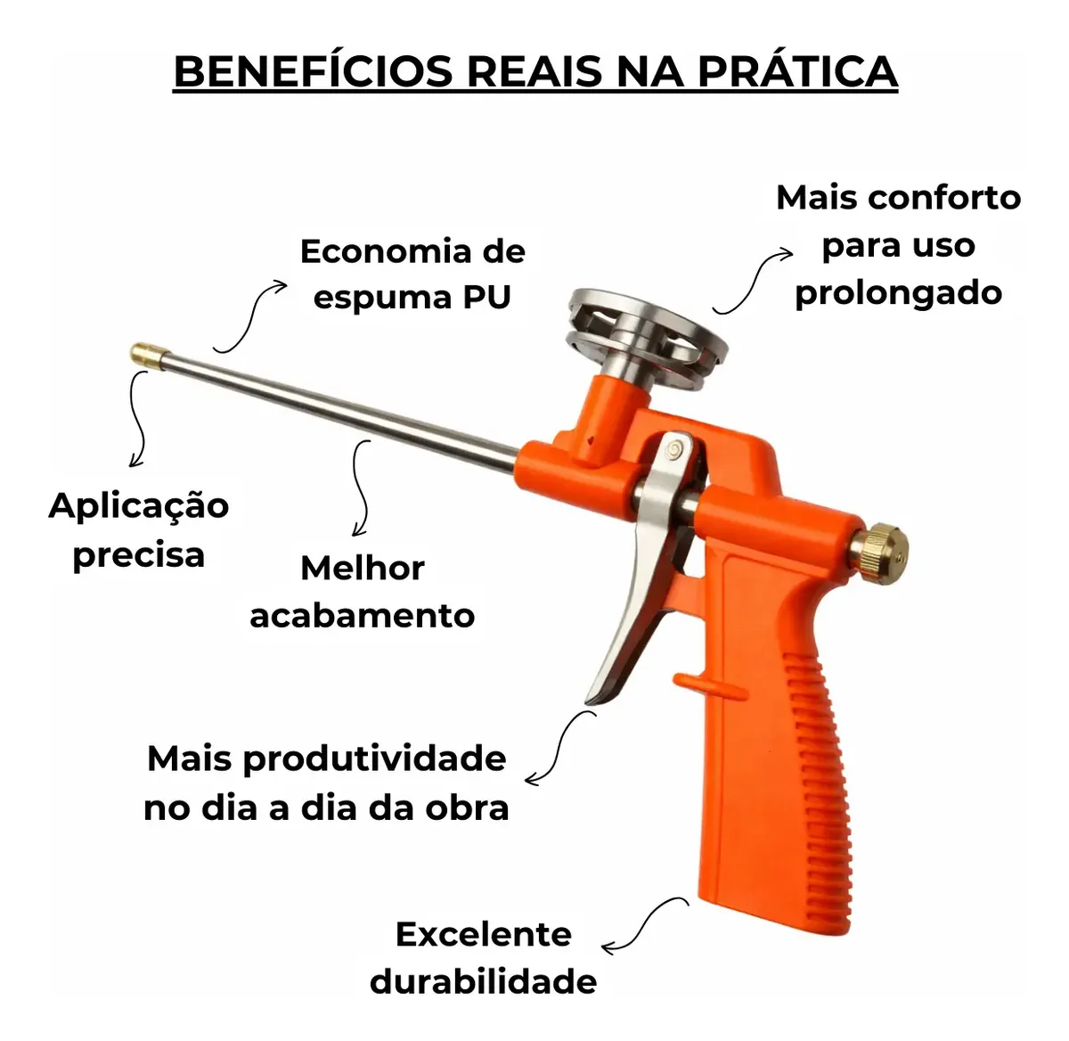 Pistola Aplicadora de Espuma Expansiva