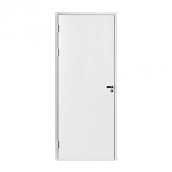 Porta Office White 900 × 2100 mm — Fixação em Alvenaria, Abertura Direita