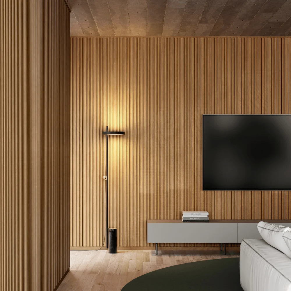 Kit Ripado Infinity Wall Lystra Freijó Shadow — 10 peças de 3,00m (4,20 m²)