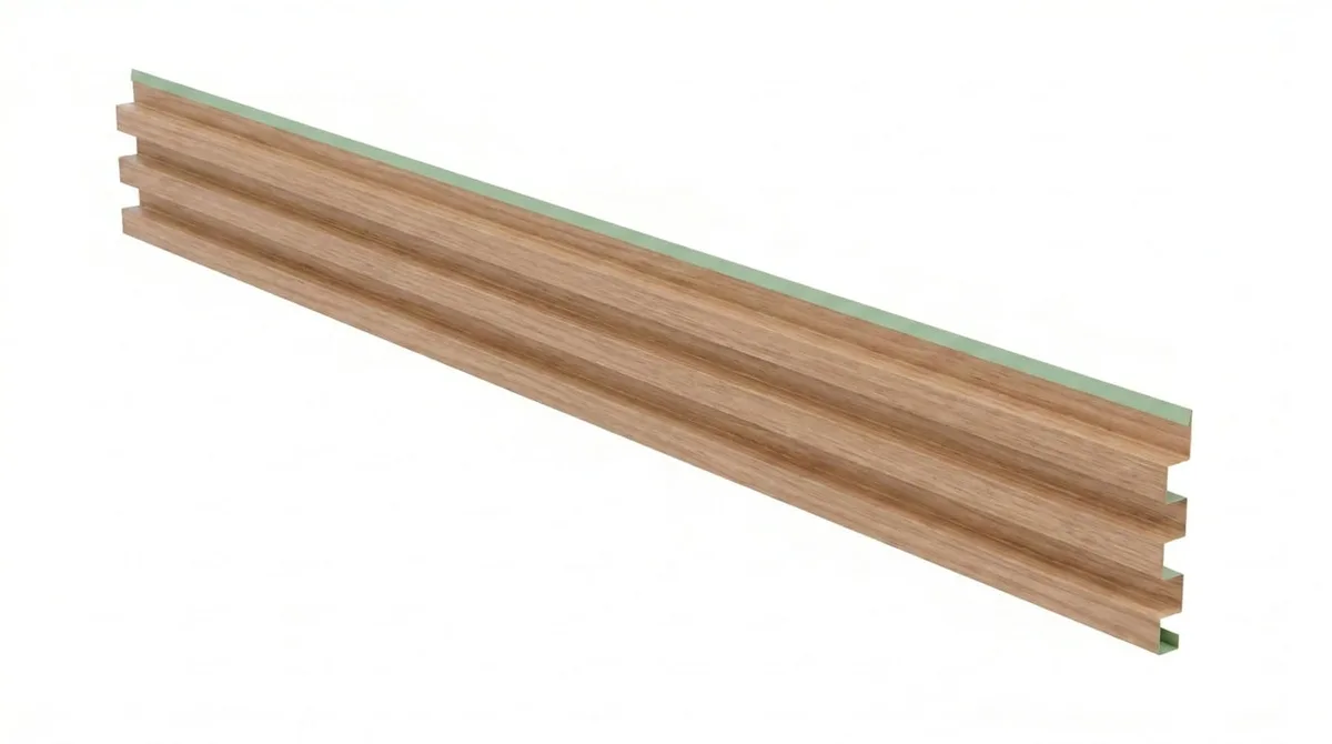 Kit Ripado Infinity Wall Lystra Freijó Shadow — 12 peças de 2,90m (5,90 m²)