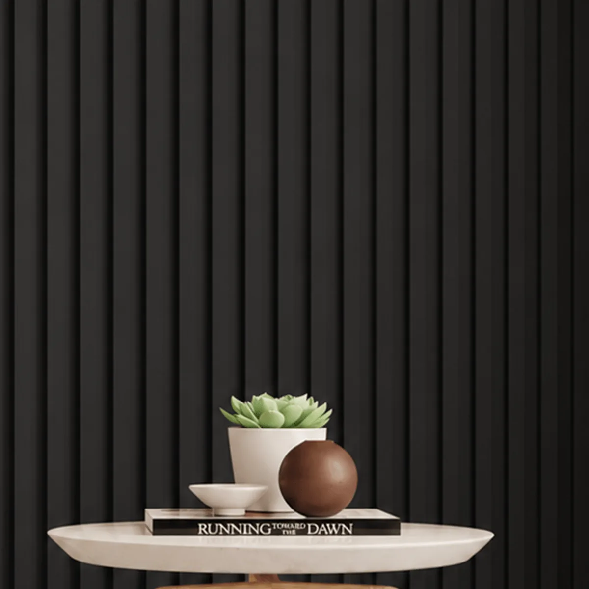 Kit Ripado Infinity Wall Lystra Preto Absoluto — 10 peças de 3,00m (4,20 m²) — foto 3